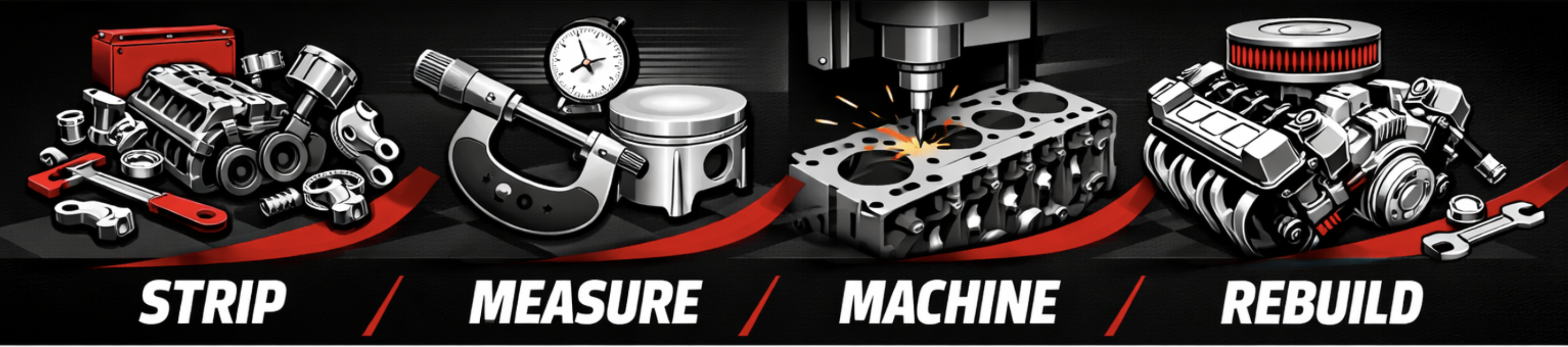 Engine rebuild journey: strip, measure, machine, rebuild